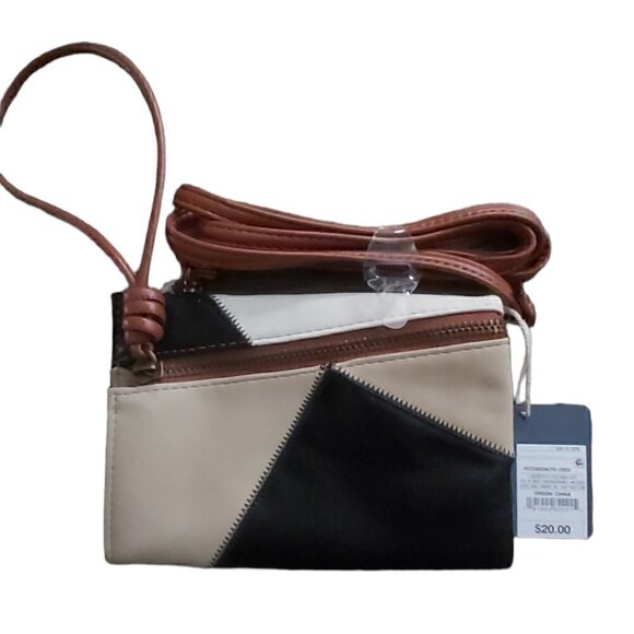 PATCHWORK Crossbody Purse Or Wristlet - Universal Thread - Picture 1 of 3